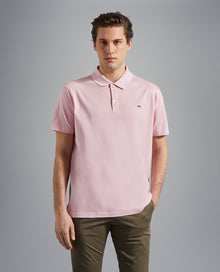  Paul & Shark - Plain short-sleeved cotton pique polo shirt