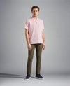 Paul & Shark - Plain short-sleeved cotton pique polo shirt