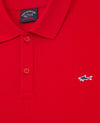 Paul & Shark - Plain short-sleeved cotton pique polo shirt