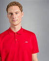 Paul & Shark - Plain short-sleeved cotton pique polo shirt