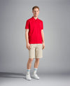 Paul & Shark - Plain short-sleeved cotton pique polo shirt