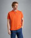 Paul & Shark - Plain short-sleeved cotton pique polo shirt