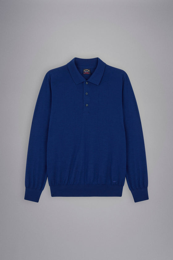 Paul & Shark - Summer Wool extra fine merino wool polo neck