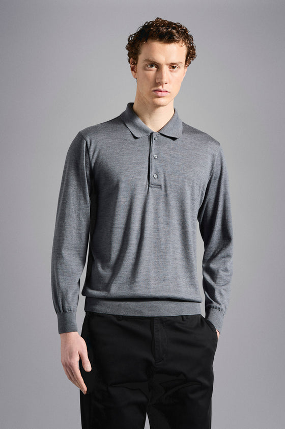 Paul & Shark - Summer Wool extra fine merino wool polo neck