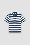 Paul & Shark - Short-sleeved striped cotton pique polo shirt