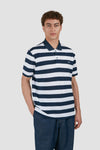 Paul & Shark - Short-sleeved striped cotton pique polo shirt