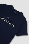 Paul & Shark - Short-sleeved metallic logo t-shirt