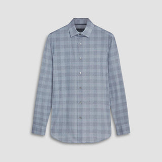 Bugatchi - James - Chemise manches longues carreaux OoohCotton® - LE CAPITAINE D'A BORD