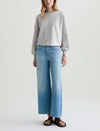 AG JEANS - Saige - Wide Leg Crop Jean - Mid-Rise Ankle Fit