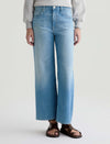AG JEANS - Saige - Wide Leg Crop Jean - Mid-Rise Ankle Fit