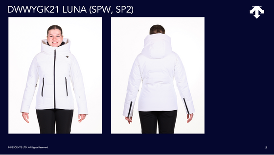 DESCENTE - Luna - Women's down-lined ski coat