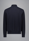 Paul & Shark - Fresco cotton zip-neck sweater with linen appliqués
