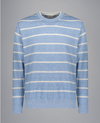 Paul & Shark - Striped round neck sweater made of linen and cotton
