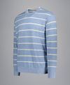 Paul & Shark - Striped round neck sweater made of linen and cotton