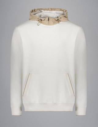 Paul & Shark - Active Cotton Fleece XSoft Typhoon Platinum Hoodie