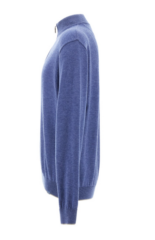 Paul & Shark - Soft Piuma Wool Zip-Up Collar Sweater
