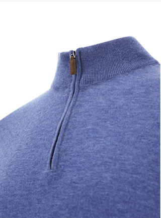 Paul & Shark - Soft Piuma Wool Zip-Up Collar Sweater