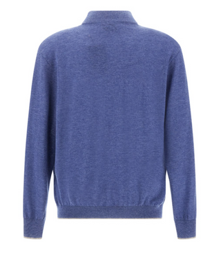 Paul & Shark - Soft Piuma Wool Zip-Up Collar Sweater