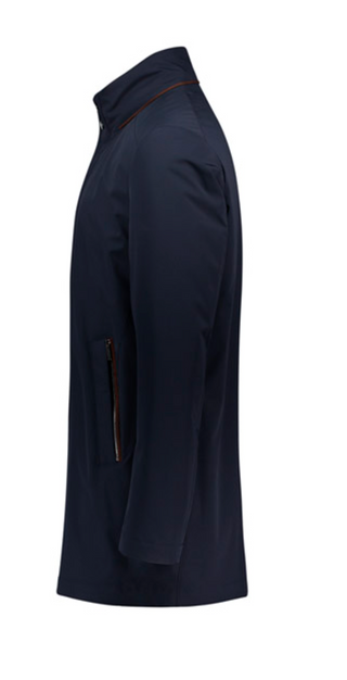 Paul & Shark - Typhoon Re-4X4 STRETCH Car Coat with Suede Details