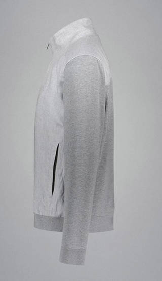 Paul & Shark - Fresco Cotton Cardigan with Linen Front