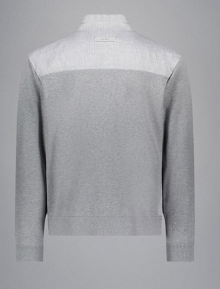 Paul & Shark - Fresco Cotton Cardigan with Linen Front