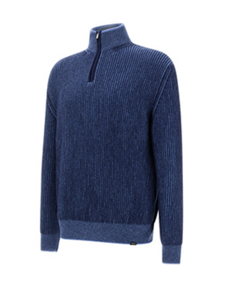 Paul & Shark - Chandail col zip de laine et cachemire