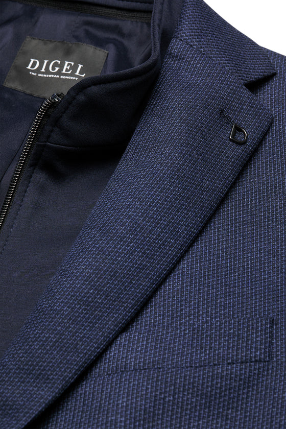 Digel - Earl-ST - Modern Fit - Jersey blazer with detachable insert