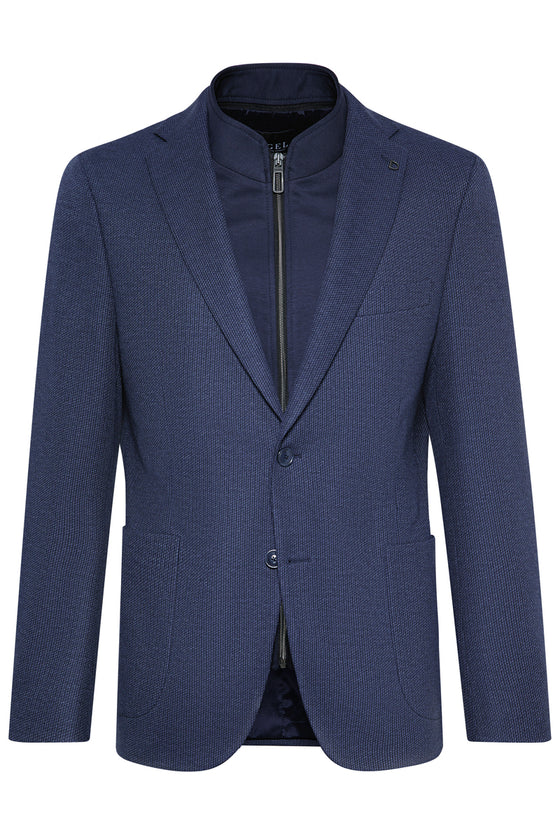 Digel - Earl-ST - Modern Fit - Jersey blazer with detachable insert