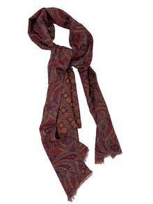  Hemley - Reversible Wool Paisley Scarf