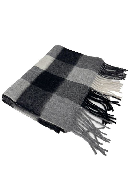 Hemley - Wool Cashmere Check Scarf