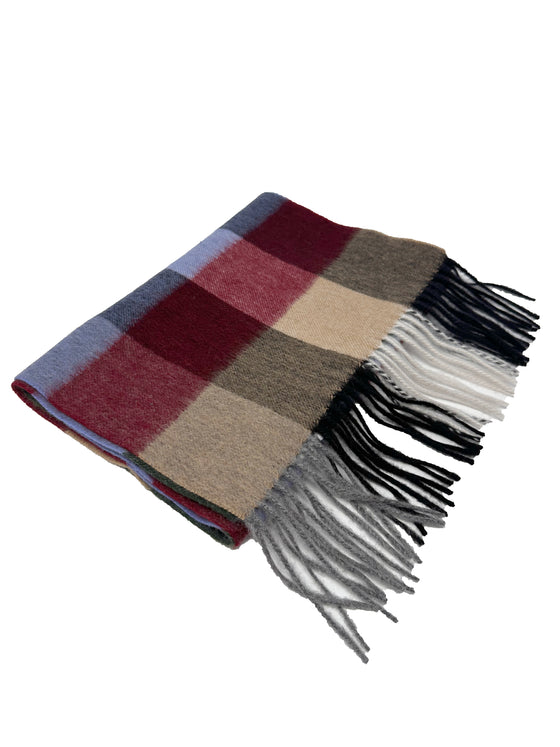 Hemley - Wool Cashmere Check Scarf