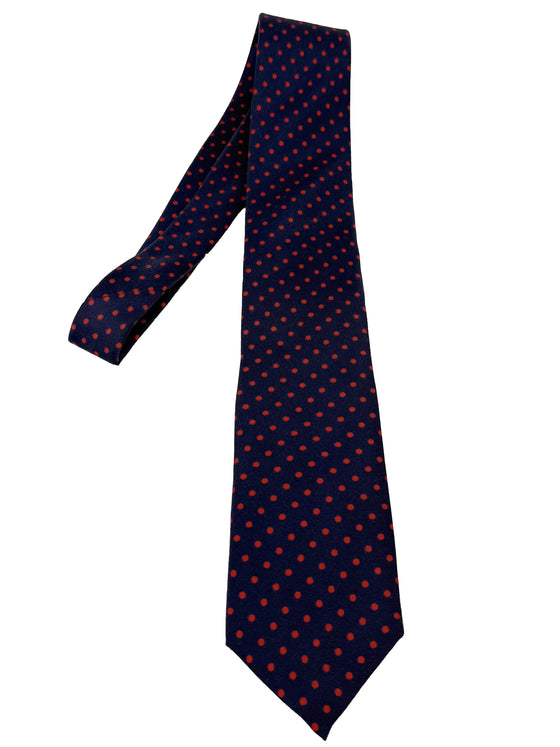 Hemley - Silk polka dot tie