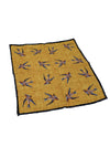 Hemley - Silk pocket handkerchief with bird pattern