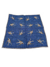 Hemley - Silk pocket handkerchief with bird pattern