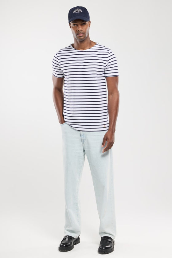 Armor-Lux - Hoëdic - Marinière coton léger manches courtes pour homme
