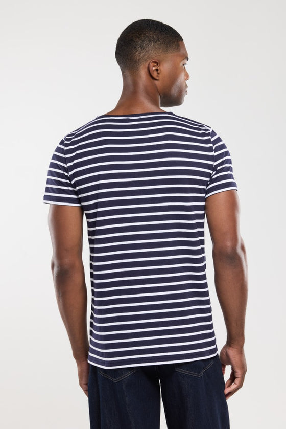 Armor-Lux - Hoëdic - Marinière coton léger manches courtes pour homme