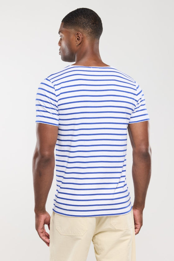 Armor-Lux - Hoëdic - Marinière coton léger manches courtes pour homme