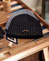 Paul & Shark - Wool knit beanie with badge