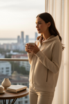 Paul & Shark Ladies - Cardigan à capuchon de coton X Soft pour femme