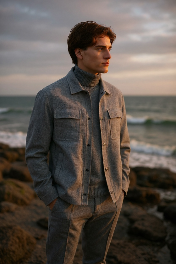 Paul & Shark - Wool and Cashmere Overshirt