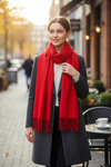 Hemley - Wool uni scarf.