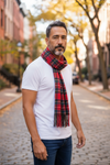 Hemley - Wool Tartan Check Scarf