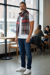 Hemley - Wool Cashmere Check Scarf