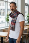 Hemley - Wool Cashmere Check Scarf