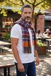Hemley - Wool Cashmere Check Scarf