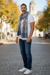 Hemley - Foulard motif feuillage de coton et polyester