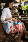 Armor-Lux - Striped Cotton Beach Bag