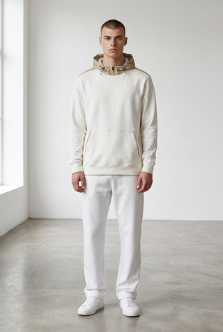 Paul & Shark - Active Cotton Fleece XSoft Typhoon Platinum Hoodie