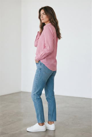 BRAX - Vicki - Striped Linen Blouse