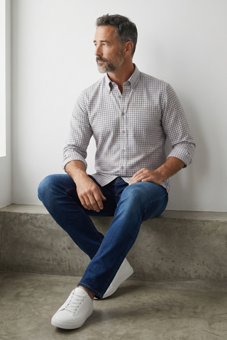 Paul & Shark - Silver Collection Cotton Checkered Shirt